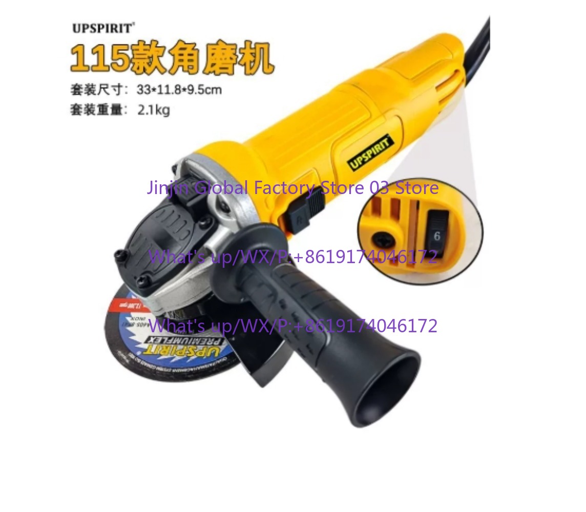 Power Tools Grinder - Amoladora angular eléctrica de 125mm y