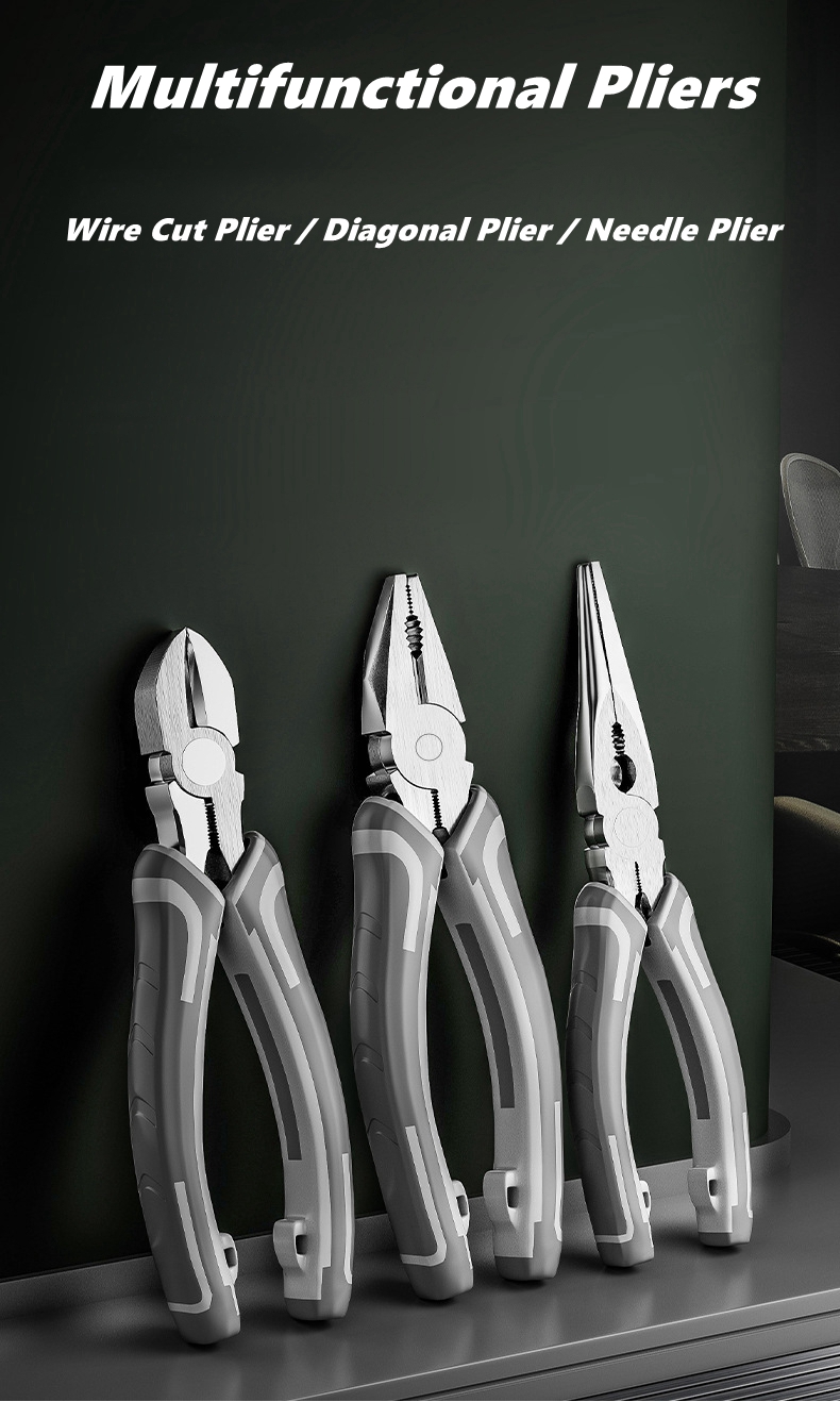 Power Tools Software - Alicates diagonales universales multifuncionales, cortadores de