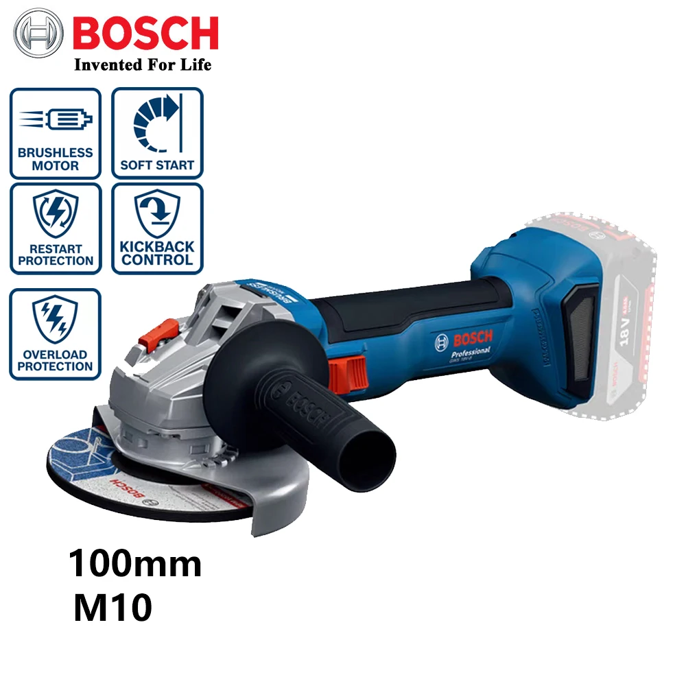 Power Tools Grinder - Amoladora Angular Inalámbrica Bosch GWS 18V-8