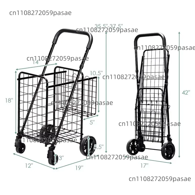 Cesta de Compras Plegable con  - Power Tools Mall reseña y precio