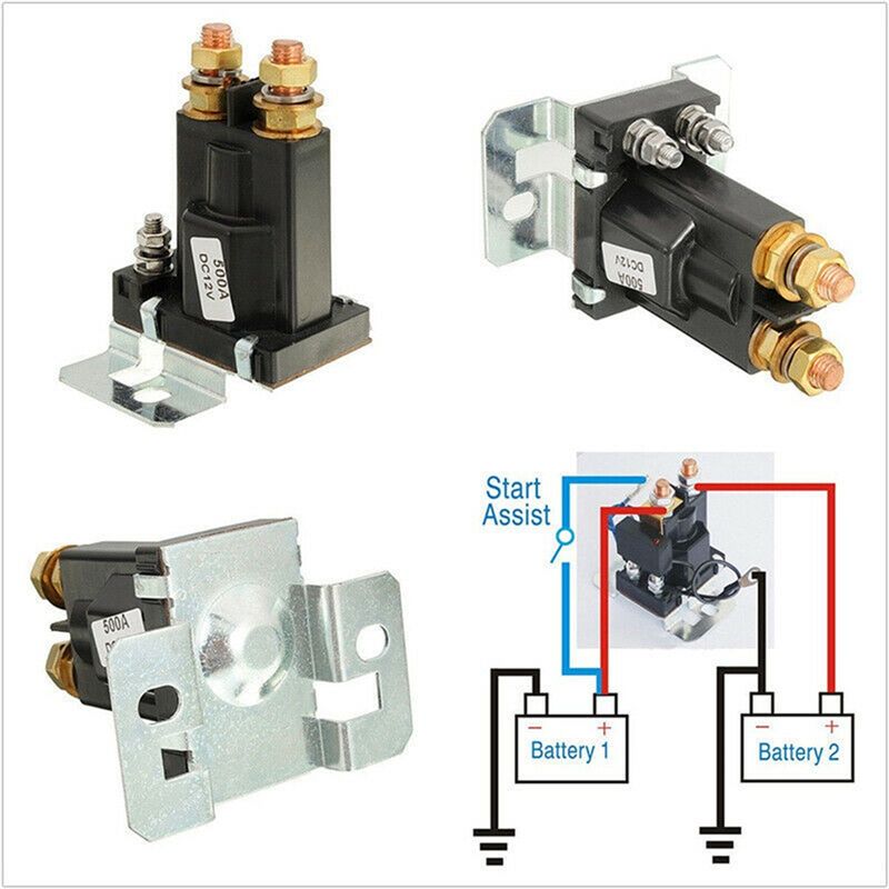 Relé de 12V 500A para coche, i - Power Tools Mall reseña y precio