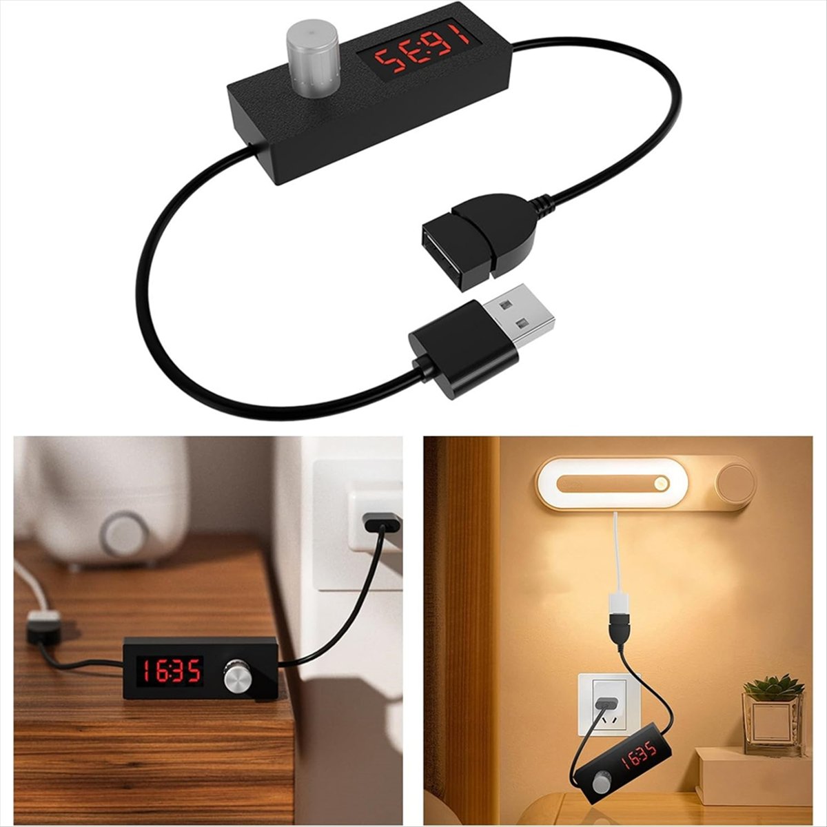Cable Temporizador USB MALL pa - Power Tools Mall reseña y precio